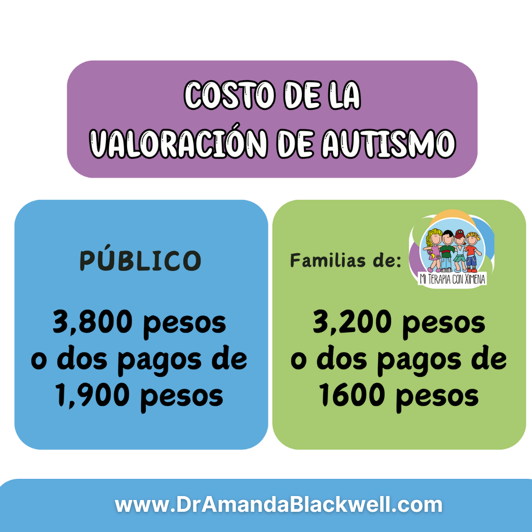Evaluación Diagnóstica de autismo presencial en QRO o CDMX con Dra. Amanda Blackwell (Copy)