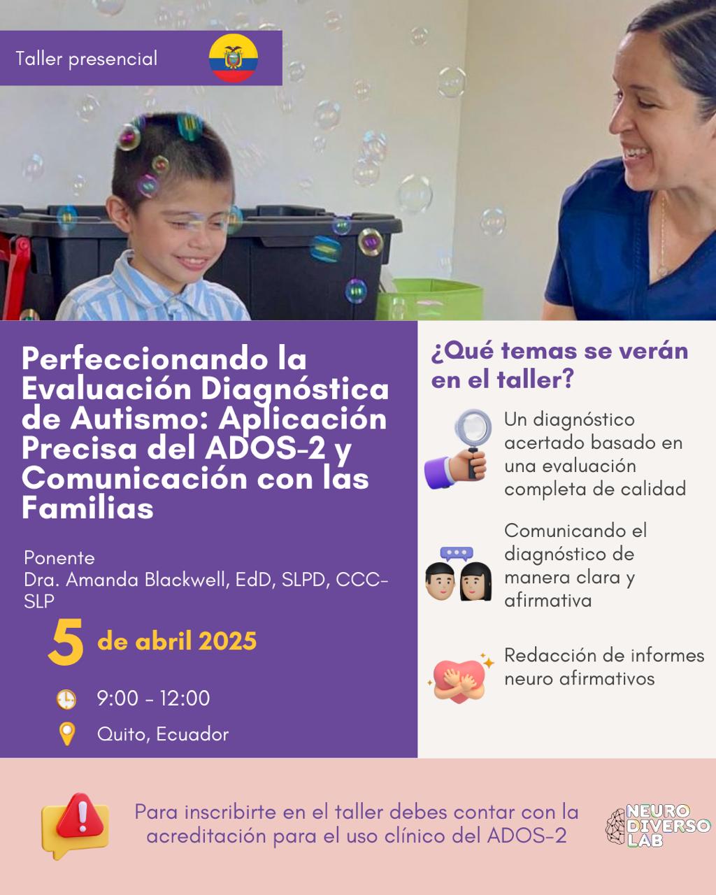 Taller Presencial: Quito, Ecuador